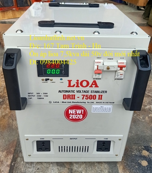[🛒🇻🇳]ỔN ÁP LIOA 7.5KVA - 7 5KVA DẢI 50V DRII 7500 II GIÁ RẺ - Lioa Nhật Linh , SKU - - lioanhatlinh.net.vn 🇻🇳🛒Top1Shop🛒 🇻🇳Top1Vietnam🇻🇳 🛍🛒🇻🇳