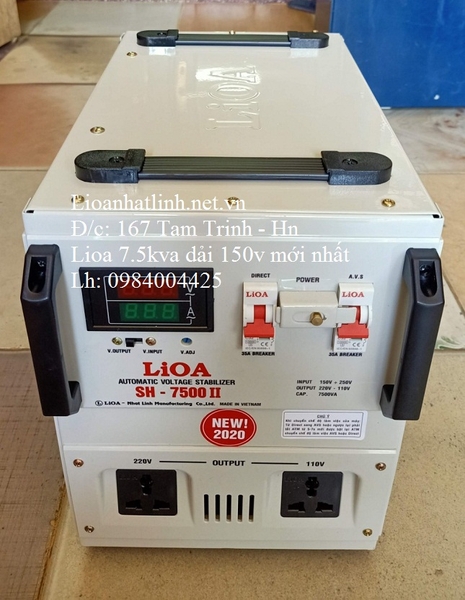 [🛒🇻🇳]ỔN ÁP LIOA 7 5KVA MODEL SH 7500 DẢI 150V - 250V ĐỜI MỚI NHẤT - Lioa Nhật Linh , SKU - - lioanhatlinh.net.vn 🇻🇳🛒Top1Shop🛒 🇻🇳Top1Vietnam🇻🇳 🛍🛒🇻🇳
