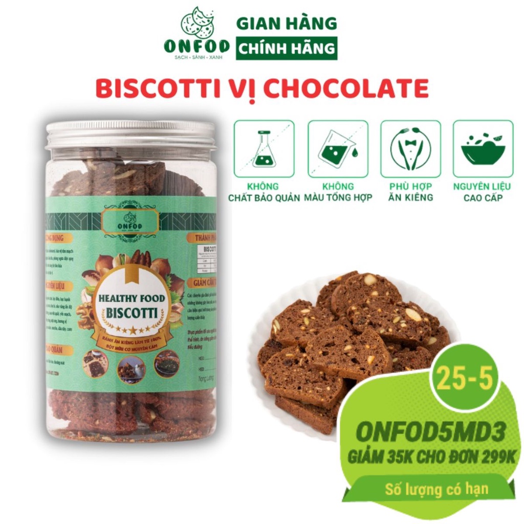 [🛒🇻🇳]Bánh ăn kiêng biscotti ONFOD vị chocolate dành cho người tiểu đường, ăn kiêng, giảm cân 250g 500g – ONFOD , SKU – s11070088827 – vinmart.co 🇻🇳🛒Top1Shop🛒 🇻🇳Top1Vietnam🇻🇳 🛍🛒🇻🇳