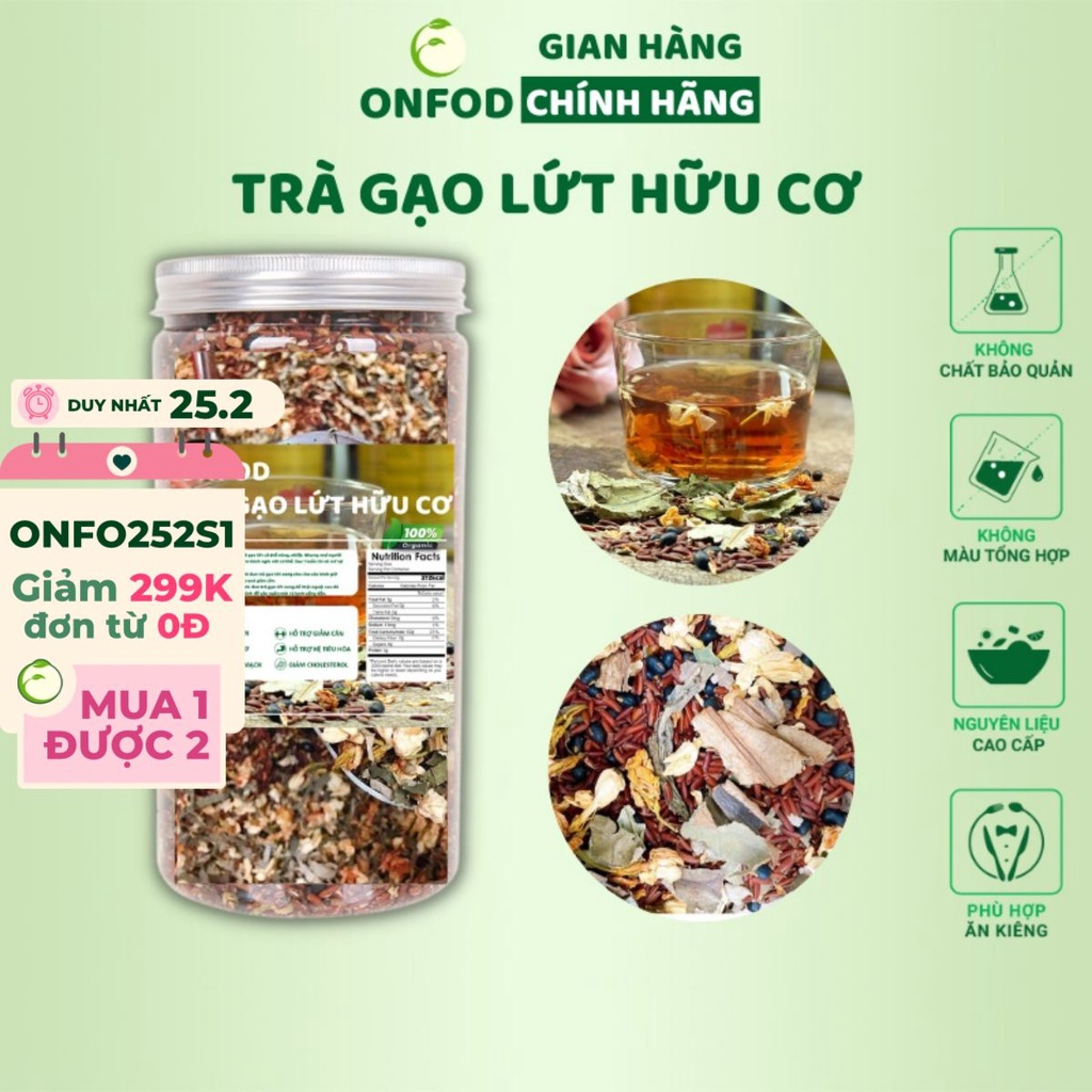 [🛒🇻🇳]Trà gạo lứt đậu đen hoa nhài hữu cơ ONFOD ăn kiêng giảm cân, thanh nhiệt mát gan giải độc healthy ONFOD 600g – ONFOD , SKU – s18536922606 – vinmart.co 🇻🇳🛒Top1Shop🛒 🇻🇳Top1Vietnam🇻🇳 🛍🛒🇻🇳