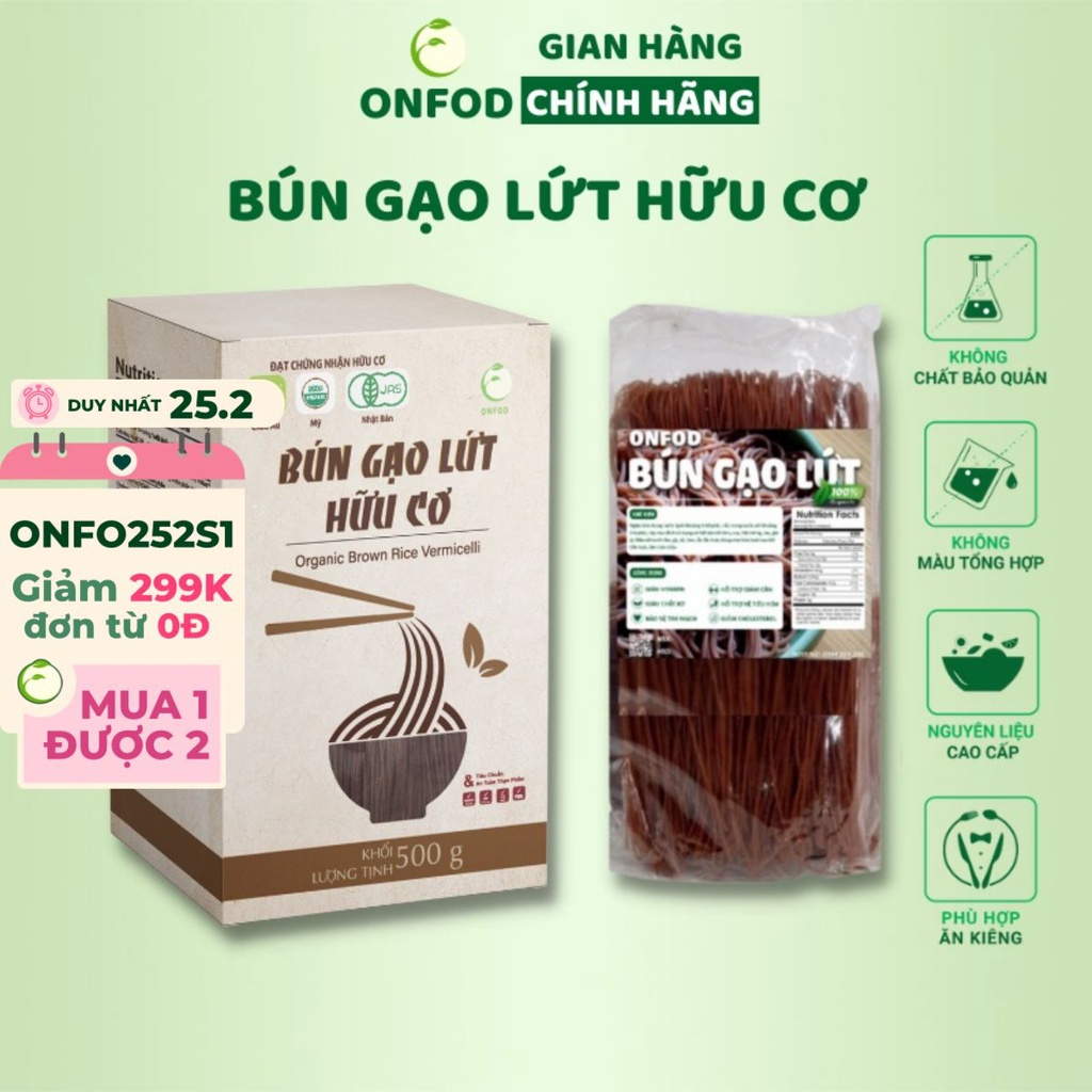 [🛒🇻🇳]Bún gạo lứt giảm cân hữu cơ huyết rồng ONFOD eat clean ăn kiêng tiểu đường gym 250g 500g – ONFOD , SKU – s13741193560 – vinmart.co 🇻🇳🛒Top1Shop🛒 🇻🇳Top1Vietnam🇻🇳 🛍🛒🇻🇳