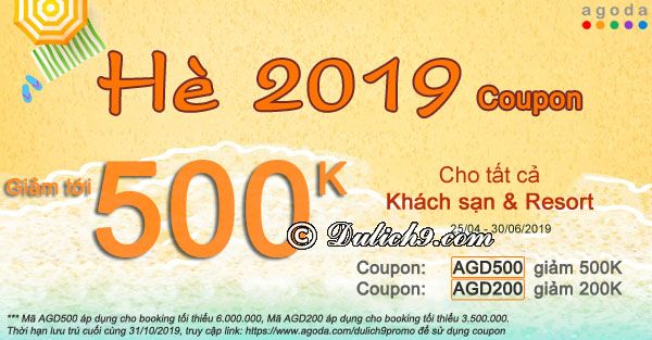 Agoda coupon 2019, mã giảm giá Agoda 2019