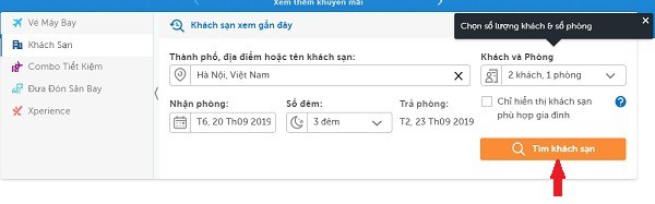 Cách đặt phòng khách sạn trên Traveloka