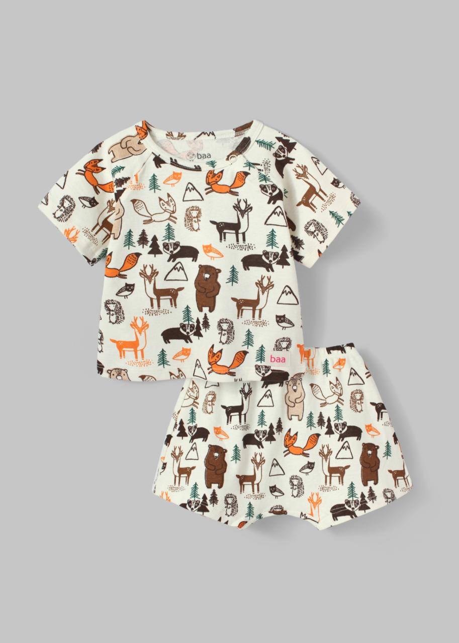 [🛒🇻🇳]Đồ Bộ Sơ Sinh Ngắn Tay Trắng Kem Khu Rừng – , SKU – – baababy.com.vn 🇻🇳🛒Top1Shop🛒 🇻🇳Top1Vietnam🇻🇳 🛍🛒🇻🇳