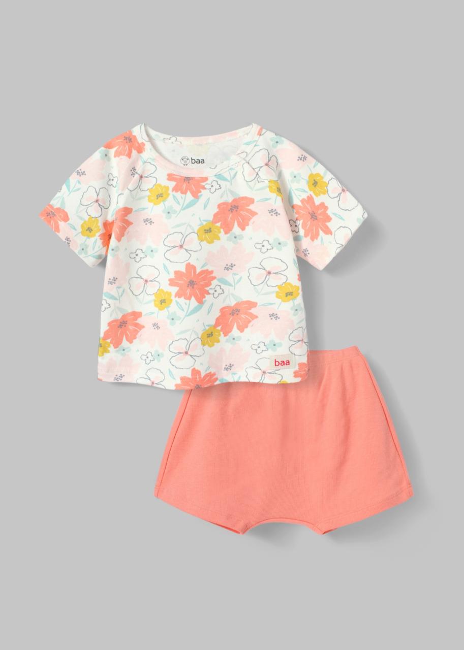 [🛒🇻🇳]Đồ Bộ Sơ Sinh Ngắn Tay Trắng Hoa Phối Cam – , SKU – – baababy.com.vn 🇻🇳🛒Top1Shop🛒 🇻🇳Top1Vietnam🇻🇳 🛍🛒🇻🇳