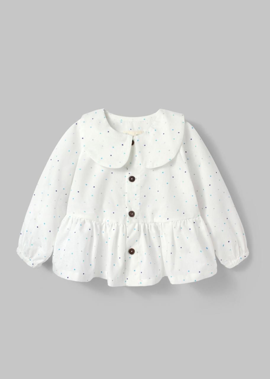 [🛒🇻🇳]Áo Kate Kiểu Tay Dài Bé Gái Trắng Chấm Bi – , SKU – – baababy.com.vn 🇻🇳🛒Top1Shop🛒 🇻🇳Top1Vietnam🇻🇳 🛍🛒🇻🇳