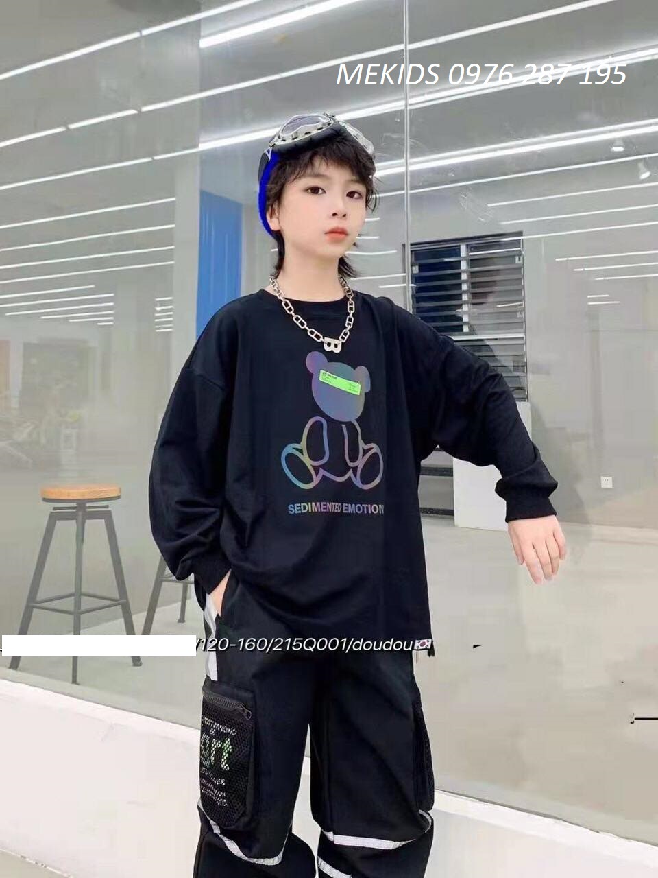 [🛒🇻🇳]Aó cổ tròn hình gấu phát quang size 120-160(5-10 tuổi)-MÃ AT485 – , SKU – 10365 – mekids.vn 🇻🇳🛒Top1Shop🛒 🇻🇳Top1Vietnam🇻🇳 🛍🛒🇻🇳