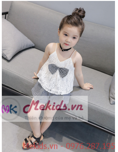 [🛒🇻🇳]Set áo ren 2 dây quần kẻ sz 90-130 Mã BG77 – , SKU – 7538 – mekids.vn 🇻🇳🛒Top1Shop🛒 🇻🇳Top1Vietnam🇻🇳 🛍🛒🇻🇳