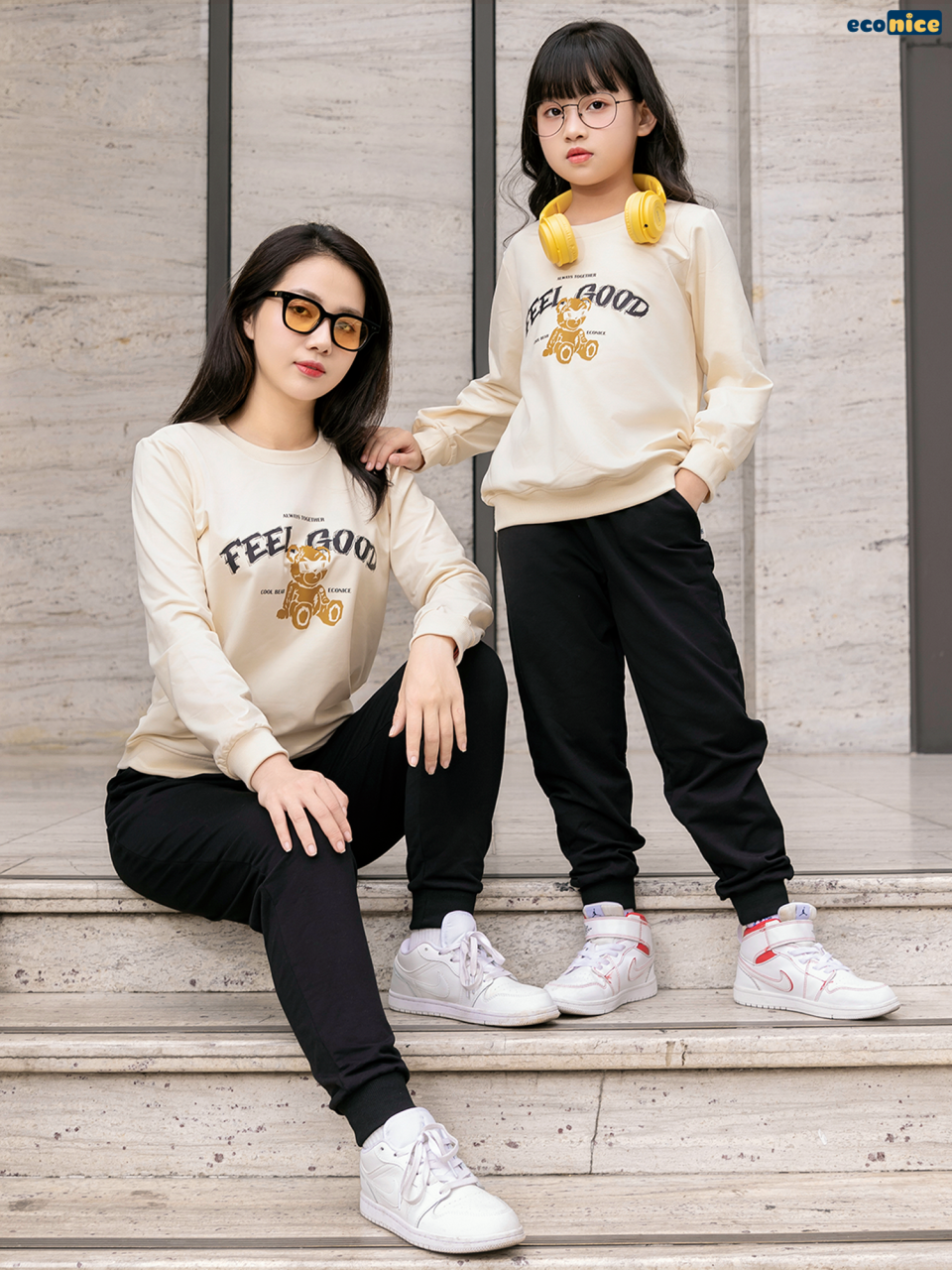 [🛒🇻🇳]Bộ đồ nỉ mẹ và bé gái Econice E3wbnf01 – EcoNice , SKU – – unifriend.vn 🇻🇳🛒Top1Shop🛒 🇻🇳Top1Vietnam🇻🇳 🛍🛒🇻🇳