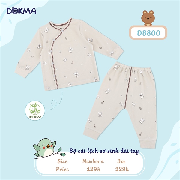 [🛒🇻🇳]Bộ sơ sinh dài tay cài lệch DB800 Dokma Be đậm size 3M – Khác , SKU – – bebubam.vn 🇻🇳🛒Top1Shop🛒 🇻🇳Top1Vietnam🇻🇳 🛍🛒🇻🇳