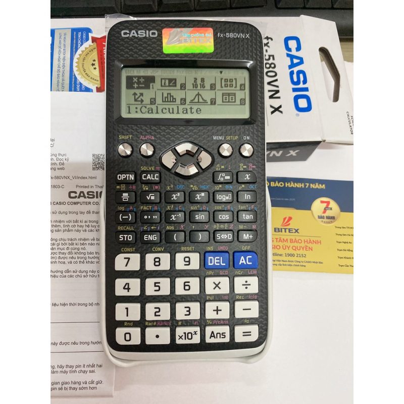 Casio FX-580VNX có đến 521 tính năng tính toán