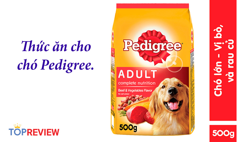 Thức ăn cho chó Pedigree, giúp cún ăn ngon mỗi ngày.