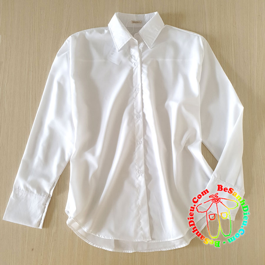 [🛒🇻🇳][40kg-65kg] Sơ mi trắng dáng rộng Freesize phù hợp cả nam và nữ – Thời trang trẻ em Bé Sành Điệu , SKU – SM132-1 – besanhdieu.com 🇻🇳🛒Top1Shop🛒 🇻🇳Top1Vietnam🇻🇳 🛍🛒🇻🇳