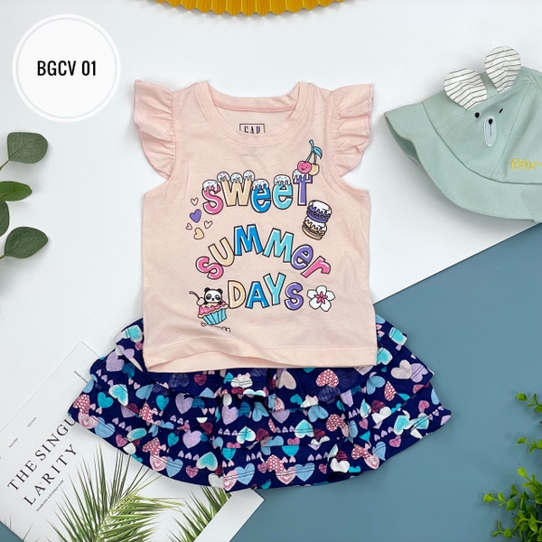 [🛒🇻🇳]Bộ bé gái kèm chân váy G.A.P 8/12 – facebook , SKU – PVN18081 – litibaby.com 🇻🇳🛒Top1Shop🛒 🇻🇳Top1Vietnam🇻🇳 🛍🛒🇻🇳