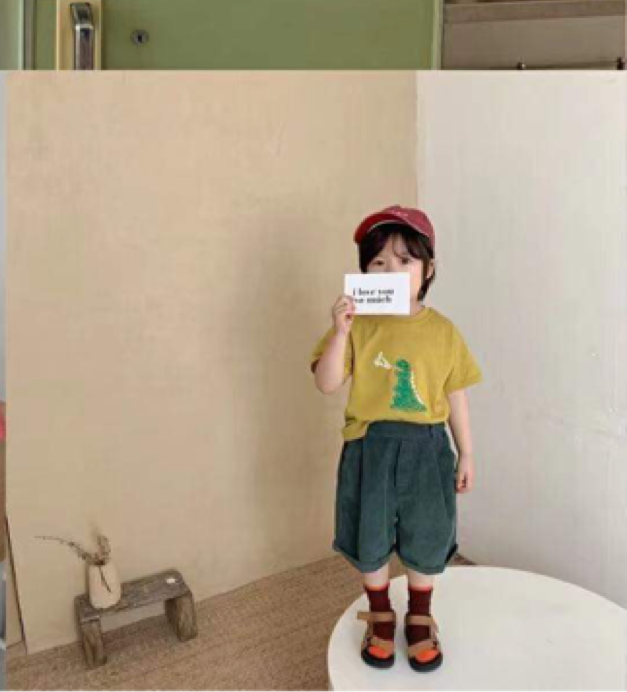 [🛒🇻🇳]Áo cộc tay hình khủng long màu vàng cốm size 1-5 tuổi – , SKU – 9816 – mekids.vn 🇻🇳🛒Top1Shop🛒 🇻🇳Top1Vietnam🇻🇳 🛍🛒🇻🇳