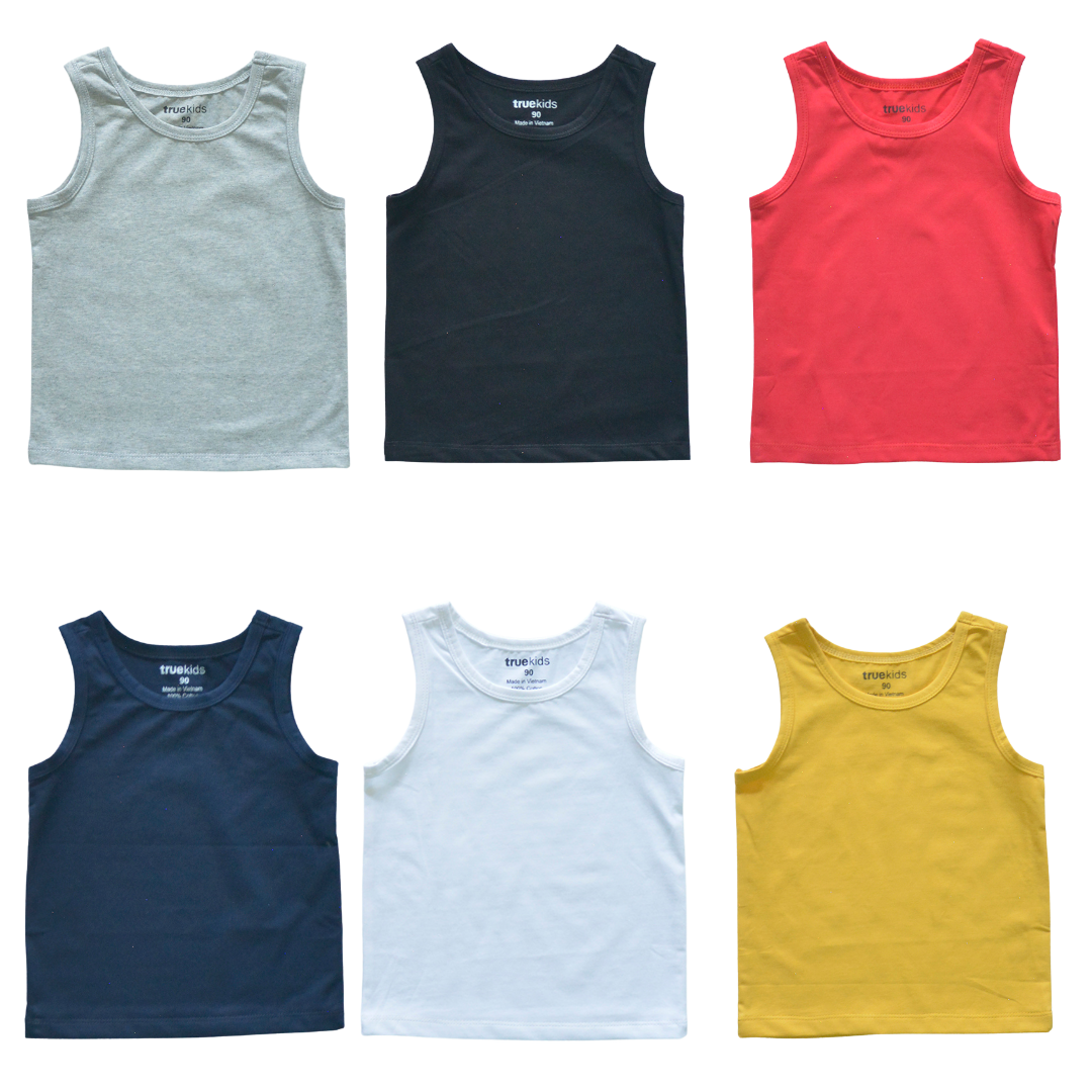 [🛒🇻🇳]Áo thun trẻ em Truekids, áo thun trơn ba lỗ cho bé trai bé gái nhiều màu – TrueKids , SKU – – truekids.vn 🇻🇳🛒Top1Shop🛒 🇻🇳Top1Vietnam🇻🇳 🛍🛒🇻🇳