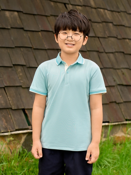 [🛒🇻🇳]Áo Polo Trẻ Em Pique Mắt Chim Melange Phối Nẹp – CTCP Thời trang YODY , SKU – APK5117-HOG-2 – yody.vn 🇻🇳🛒Top1Shop🛒 🇻🇳Top1Vietnam🇻🇳 🛍🛒🇻🇳