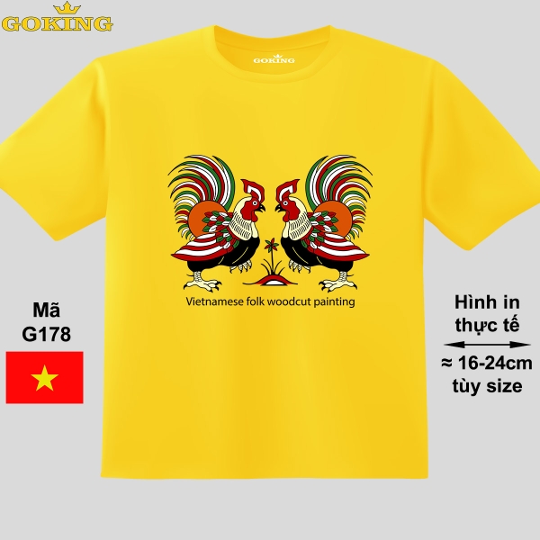 [🛒🇻🇳]Chọi gà, mã G178. Áo thun trẻ em in tranh Đông Hồ siêu đẹp cho bé trai, bé gái. Áo phông thoát nhiệt GOKING hàng hiệu cao cấp – GOKING.VN , SKU – Đang cập nhật – goking.vn 🇻🇳🛒Top1Shop🛒 🇻🇳Top1Vietnam🇻🇳 🛍🛒🇻🇳