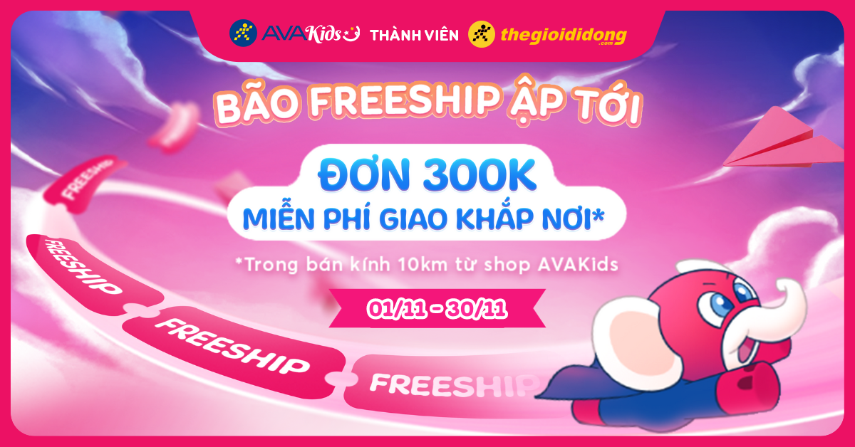 [🛒🇻🇳](1/11 – 30/11) Tháng11 freeship cho đơn hàng từ 300k tại AVAKids – , SKU – – avakids.com 🇻🇳🛒Top1Shop🛒 🇻🇳Top1Vietnam🇻🇳 🛍🛒🇻🇳