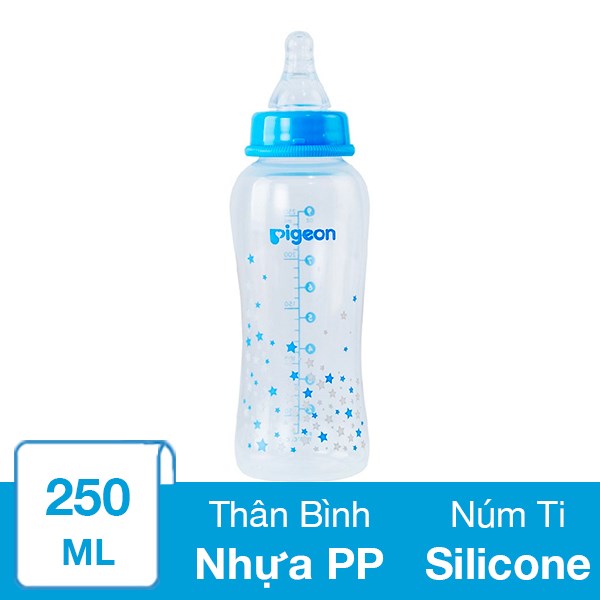[🛒🇻🇳]Bình sữa nhựa PP Pigeon Streamline cổ hẹp 250 ml – Màu xanh (từ 4 tháng) – Pigeon , SKU – 259355 – avakids.com 🇻🇳🛒Top1Shop🛒 🇻🇳Top1Vietnam🇻🇳 🛍🛒🇻🇳