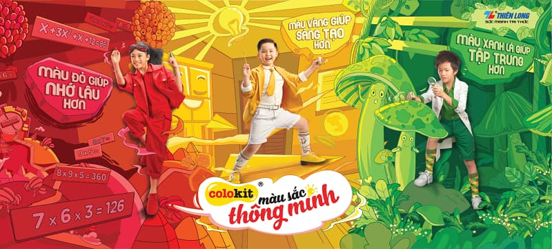 Colokit- bộ sản phẩm giúp trẻ chơi mà học, học mà chơi của Thiên Long