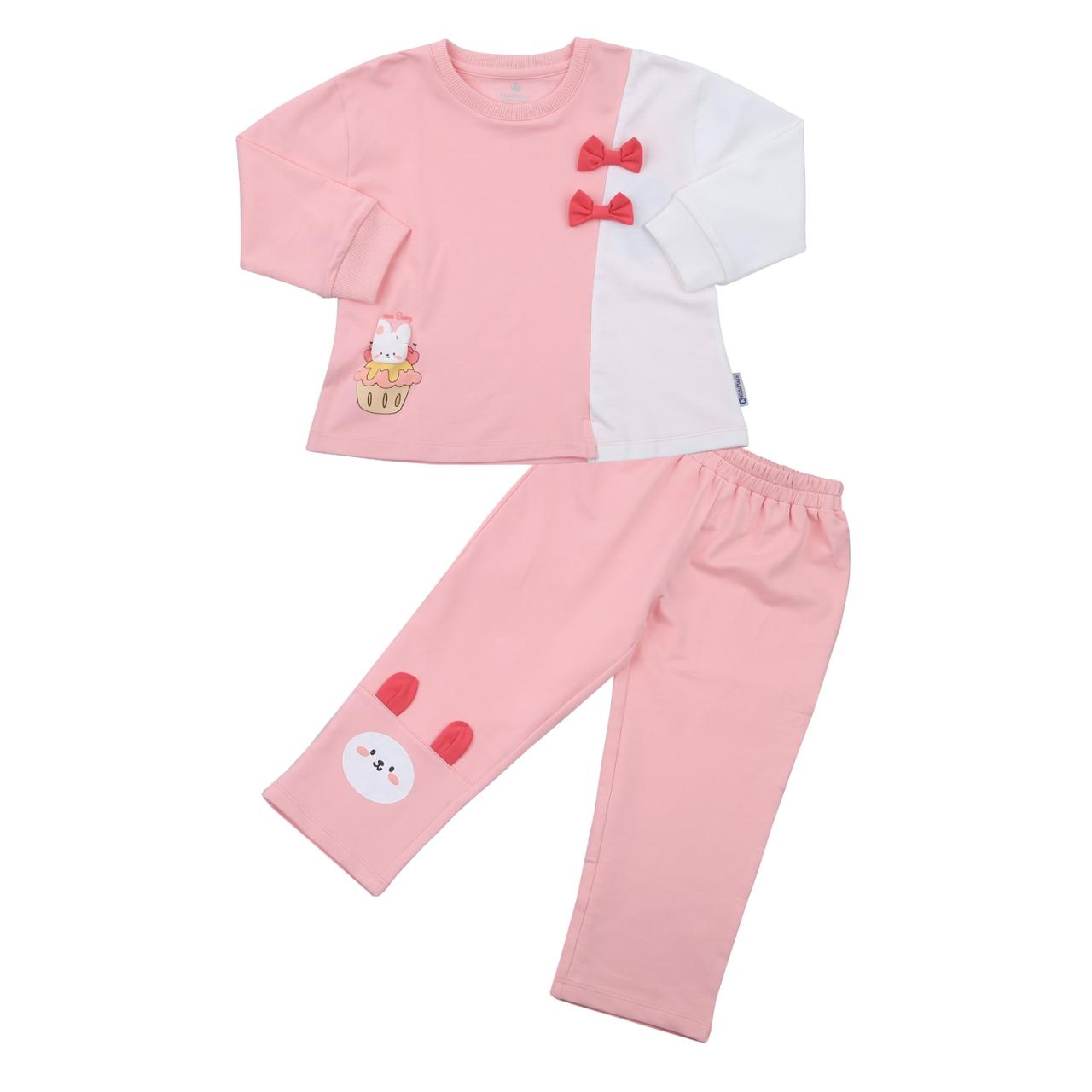 [🛒🇻🇳]Bộ quần áo dài tay da cá bé gái KidsPlaza in gấu nơ TT23T (Hồng cam) – KidsPlaza , SKU – KIDS-612191126 – kidsplaza.vn 🇻🇳🛒Top1Shop🛒 🇻🇳Top1Vietnam🇻🇳 🛍🛒🇻🇳