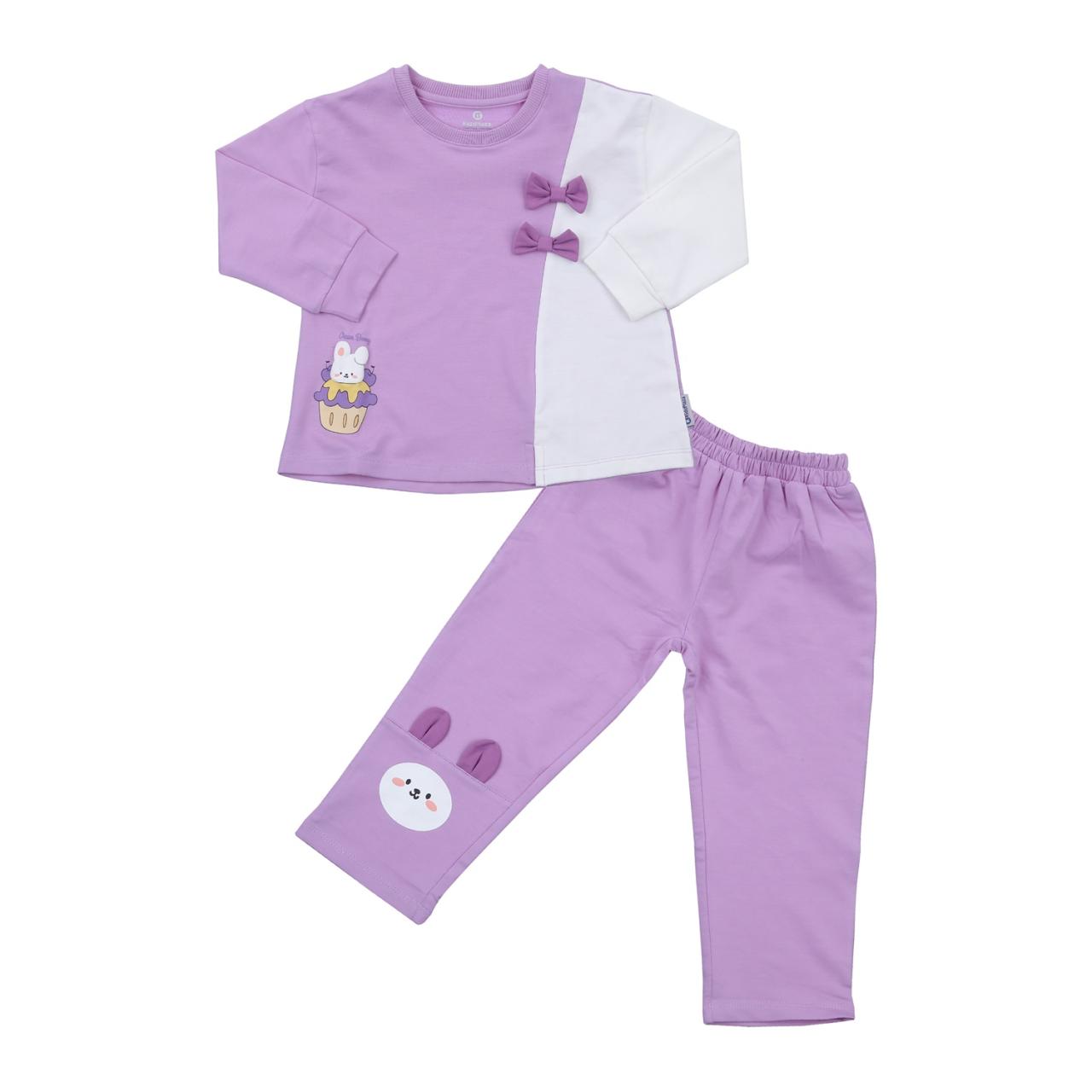 [🛒🇻🇳]Bộ quần áo dài tay da cá bé gái KidsPlaza in gấu nơ TT23T (Tím) – KidsPlaza , SKU – KIDS-612191130 – kidsplaza.vn 🇻🇳🛒Top1Shop🛒 🇻🇳Top1Vietnam🇻🇳 🛍🛒🇻🇳