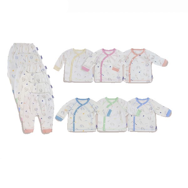[🛒🇻🇳]Bộ tay dài cài chéo in họa tiết BabyMommy màu trắng – Viền màu ngẫu nhiên – BabyMommy , SKU – 303725 – avakids.com 🇻🇳🛒Top1Shop🛒 🇻🇳Top1Vietnam🇻🇳 🛍🛒🇻🇳