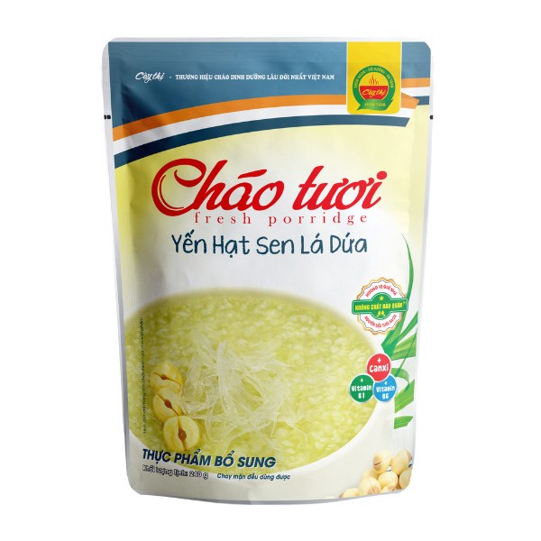 [🛒🇻🇳]Cháo tươi Cây Thị vị yến, hạt sen và lá dứa gói 240g (từ 10 tháng) – Cây Thị , SKU – 229442 – avakids.com 🇻🇳🛒Top1Shop🛒 🇻🇳Top1Vietnam🇻🇳 🛍🛒🇻🇳