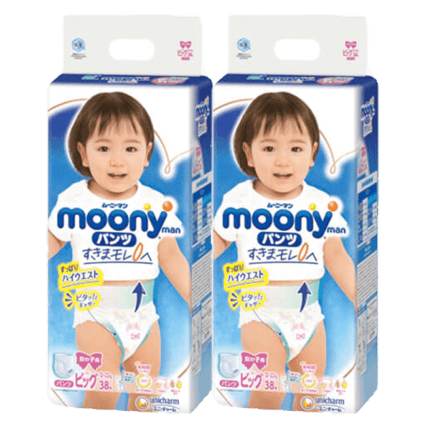 [🛒🇻🇳]Combo 2 gói Bỉm tã quần Moony bé gái size XL 38 miếng (12-22kg) – Moony Blue , SKU – 2287000890002 – concung.com 🇻🇳🛒Top1Shop🛒 🇻🇳Top1Vietnam🇻🇳 🛍🛒🇻🇳