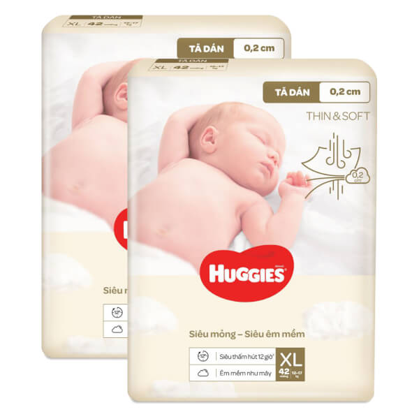 [🛒🇻🇳]Combo 2 Tã dán Huggies Thin & Soft (XL, 12-17kg, 42 miếng) – Huggies Thin & Soft , SKU – 5835000000002 – concung.com 🇻🇳🛒Top1Shop🛒 🇻🇳Top1Vietnam🇻🇳 🛍🛒🇻🇳