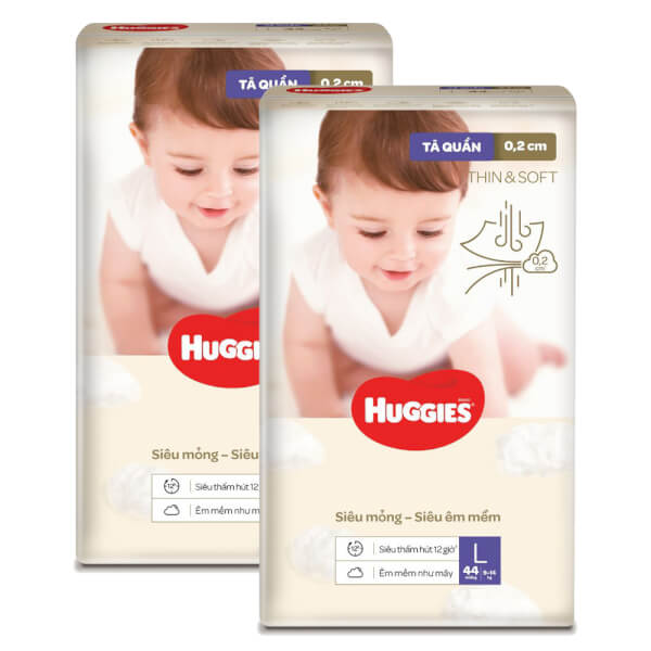[🛒🇻🇳]Combo 2 Tã quần Huggies Thin & Soft (L, 9-14kg, 44 miếng) – Huggies Thin & Soft , SKU – 5836000000001 – concung.com 🇻🇳🛒Top1Shop🛒 🇻🇳Top1Vietnam🇻🇳 🛍🛒🇻🇳