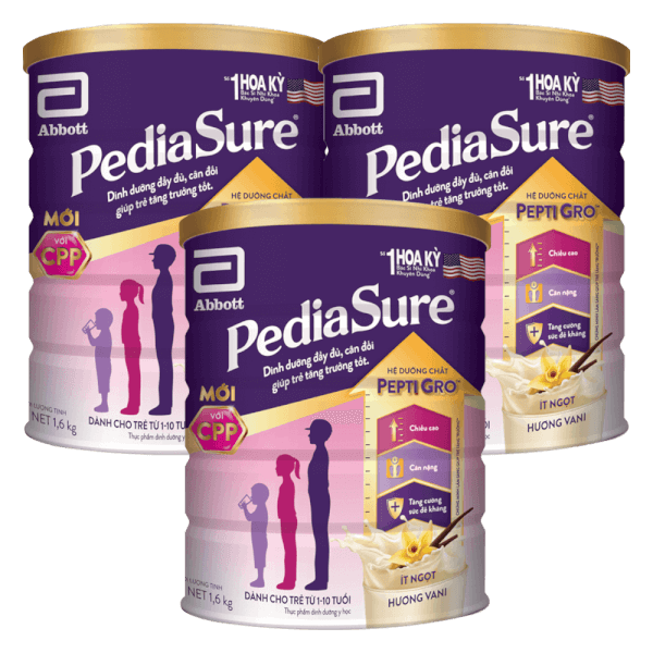 [🛒🇻🇳]Combo 3 Thực phẩm dinh dưỡng y học cho trẻ 1-10 tuổi: Pediasure vani 1.6kg – PediaSure , SKU – 2513000000001 – concung.com 🇻🇳🛒Top1Shop🛒 🇻🇳Top1Vietnam🇻🇳 🛍🛒🇻🇳
