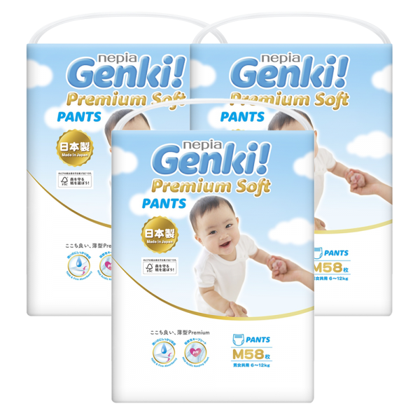 [🛒🇻🇳]Combo 3 Tã quần Nhật Bản cao cấp Genki (M,58 miếng) – Genki , SKU – 2242000000005 – concung.com 🇻🇳🛒Top1Shop🛒 🇻🇳Top1Vietnam🇻🇳 🛍🛒🇻🇳