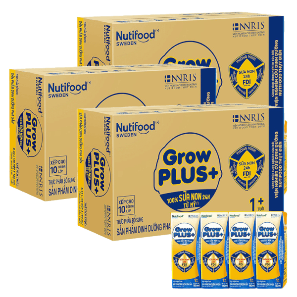 [🛒🇻🇳]Combo 3 Thùng SPDDPS GrowPLUS+ Sữa Non (Vàng – Mới) 180ml – Lốc 4 hộp – GrowPLUS+ Sữa non Vàng , SKU – 6472000000004 – concung.com 🇻🇳🛒Top1Shop🛒 🇻🇳Top1Vietnam🇻🇳 🛍🛒🇻🇳