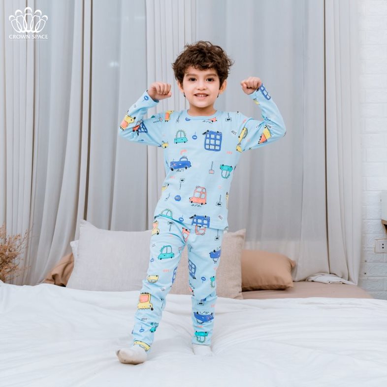 [🛒🇻🇳]Bộ Mặc Nhà Thu Đông Họa Tiết Ô Tô Dành Cho Bé Trai Crown Space CKBL5911712 Size 18 – 35Kg – Crown Kids , SKU – CKBL5911712.BL.6 – crownspace.vn 🇻🇳🛒Top1Shop🛒 🇻🇳Top1Vietnam🇻🇳 🛍🛒🇻🇳
