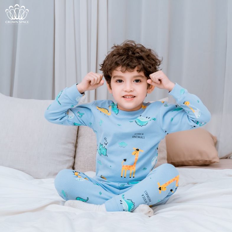 [🛒🇻🇳]Bộ Mặc Nhà Thu Đông Họa Tiết Khủng Long Xanh Dành Cho Bé Trai Crown Space CKBL5911709 Size 18 – 28Kg – Crown Kids , SKU – CKBL5911709.BL.7 – crownspace.vn 🇻🇳🛒Top1Shop🛒 🇻🇳Top1Vietnam🇻🇳 🛍🛒🇻🇳