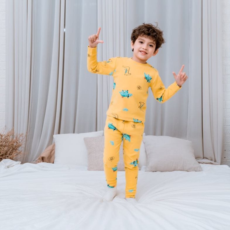 [🛒🇻🇳]Bộ Mặc Nhà Thu Đông Họa Tiết Khủng Long Vàng Dành Cho Bé Trai Crown Space CKBL5911708 Size 18 – 28Kg – Crown Kids , SKU – CKBL5911708.Y.7 – crownspace.vn 🇻🇳🛒Top1Shop🛒 🇻🇳Top1Vietnam🇻🇳 🛍🛒🇻🇳