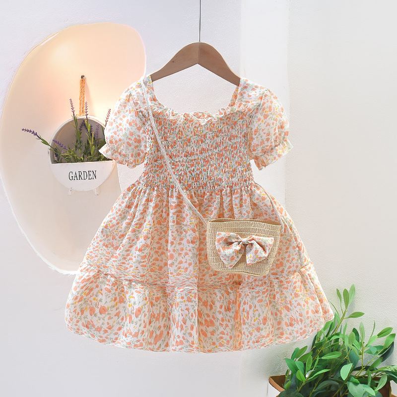 [🛒🇻🇳]DV501 – Đầm Hoa Nhí Tiểu Thư Cho Bé Kèm Túi – Màu Kem – Tohoo , SKU – DV501 – moby.com.vn 🇻🇳🛒Top1Shop🛒 🇻🇳Top1Vietnam🇻🇳 🛍🛒🇻🇳