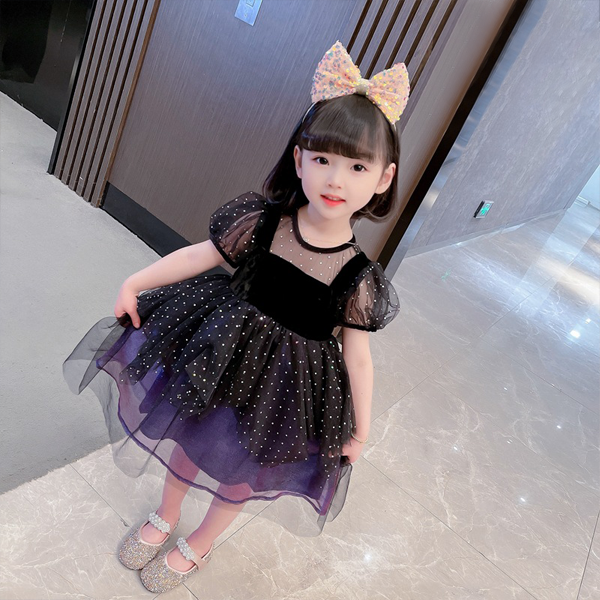 [🛒🇻🇳]DV540 – Đầm Babydoll Họa Tiết Chấm Bi Màu Đen Cho Bé Gái – Tohoo , SKU – DV540 – moby.com.vn 🇻🇳🛒Top1Shop🛒 🇻🇳Top1Vietnam🇻🇳 🛍🛒🇻🇳