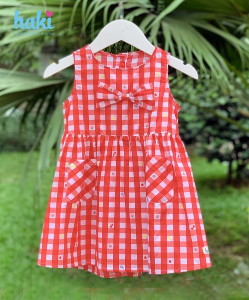 [🛒🇻🇳]Váy bé gái thô kẻ cổ tròn sát nách đính nơ HK511 – , SKU – – haki.net.vn 🇻🇳🛒Top1Shop🛒 🇻🇳Top1Vietnam🇻🇳 🛍🛒🇻🇳