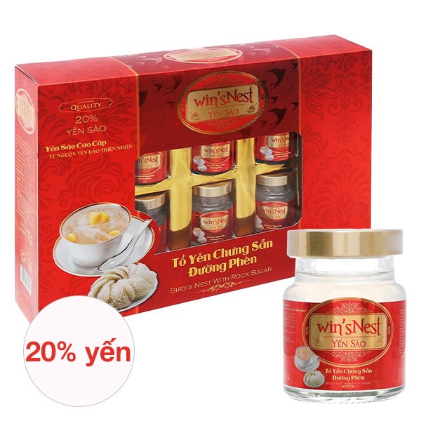 [🛒🇻🇳]Hộp 6 hũ nước yến sào đường phèn Win’sNest 70 ml (từ 1 tuổi) – Win’sNest , SKU – 232247 – avakids.com 🇻🇳🛒Top1Shop🛒 🇻🇳Top1Vietnam🇻🇳 🛍🛒🇻🇳