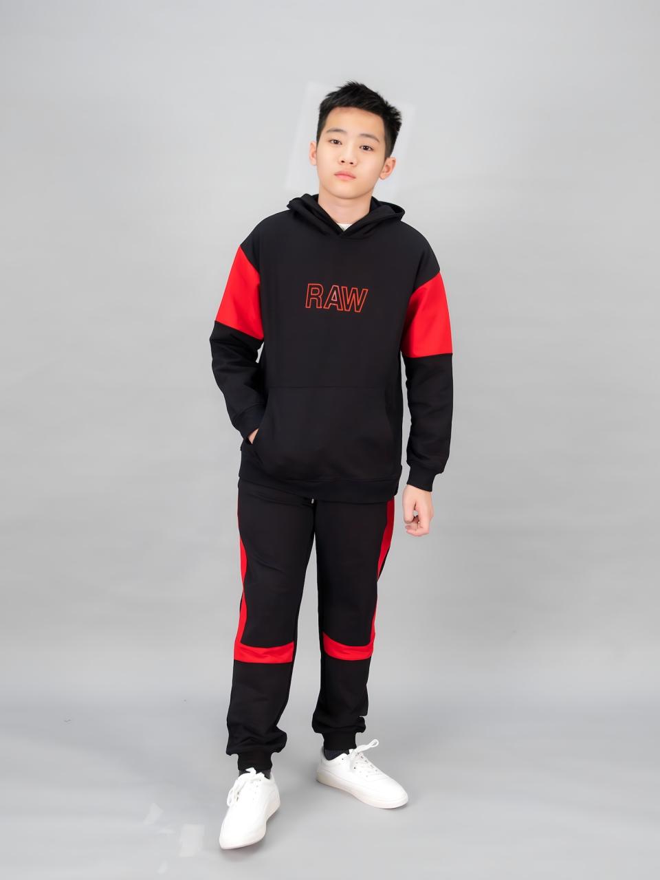 [🛒🇻🇳]Áo nỉ hoodie đen phối đỏ chữ RAW – Blue Seven – Blue Seven , SKU – – bluekids.vn 🇻🇳🛒Top1Shop🛒 🇻🇳Top1Vietnam🇻🇳 🛍🛒🇻🇳