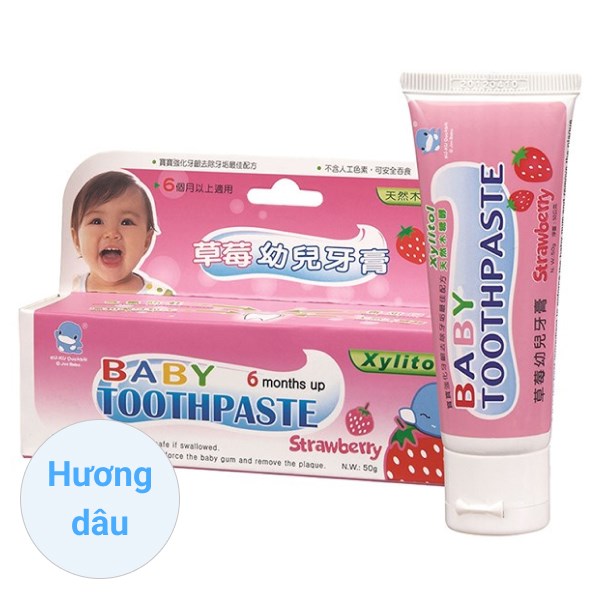 [🛒🇻🇳]Kem đánh răng cho bé từ 6 tháng KuKu hương dâu 50g – KuKu , SKU – 256160 – avakids.com 🇻🇳🛒Top1Shop🛒 🇻🇳Top1Vietnam🇻🇳 🛍🛒🇻🇳