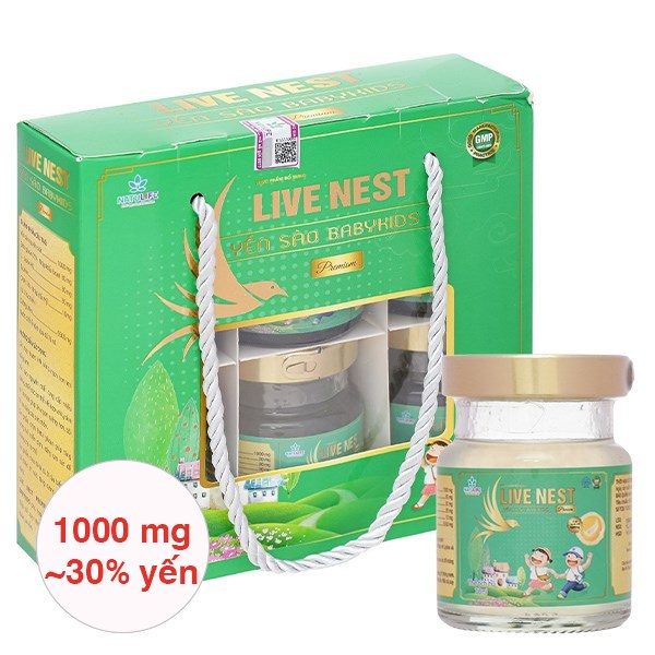 [🛒🇻🇳]Hộp 6 hũ nước yến sào Natulife Live Nest BabyKids Premium 70 ml (từ 1 tuổi) – Natulife , SKU – 316126 – avakids.com 🇻🇳🛒Top1Shop🛒 🇻🇳Top1Vietnam🇻🇳 🛍🛒🇻🇳