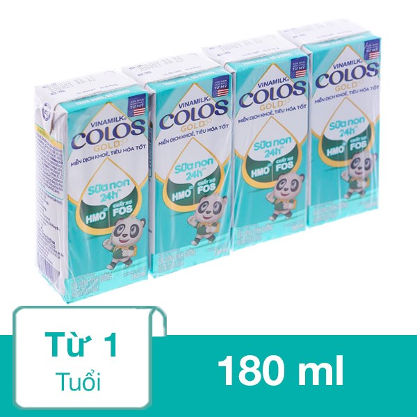 [🛒🇻🇳]Lốc 4 hộp sữa pha sẵn Vinamilk ColosGold 180 ml (từ 1 tuổi) – Vinamilk , SKU – 253106 – avakids.com 🇻🇳🛒Top1Shop🛒 🇻🇳Top1Vietnam🇻🇳 🛍🛒🇻🇳