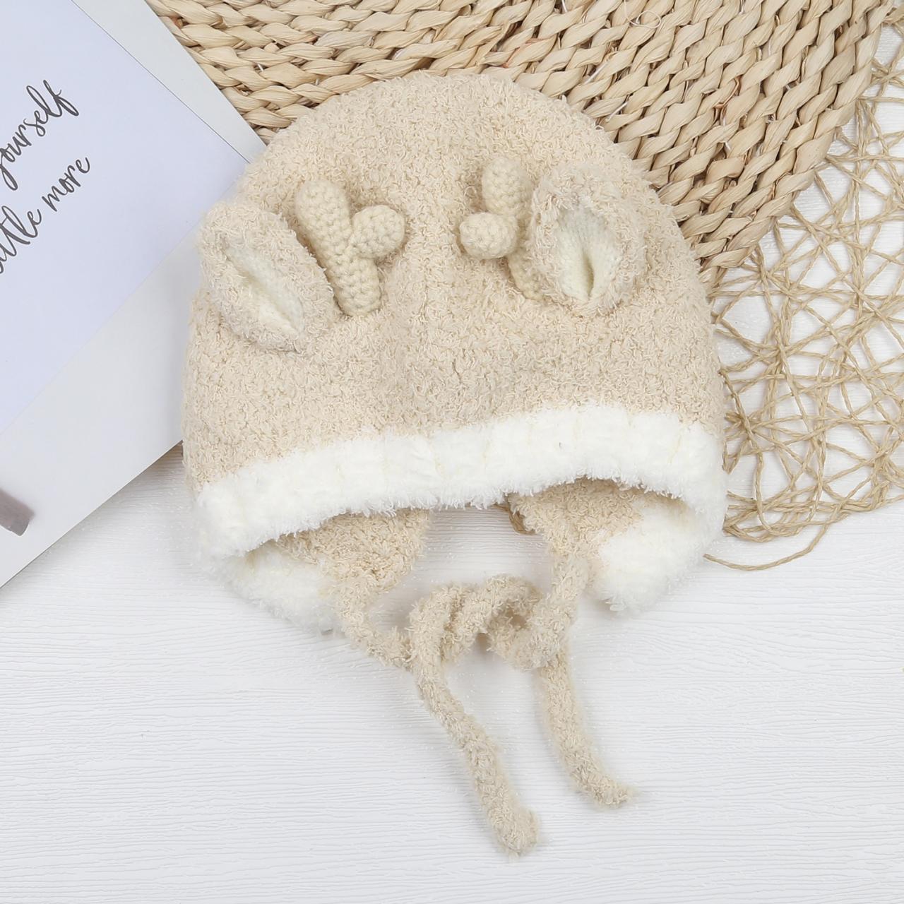 [🛒🇻🇳]Mũ len KidsPlaza sừng hươu có dây (Be) – KidsPlaza , SKU – 614140812 – kidsplaza.vn 🇻🇳🛒Top1Shop🛒 🇻🇳Top1Vietnam🇻🇳 🛍🛒🇻🇳