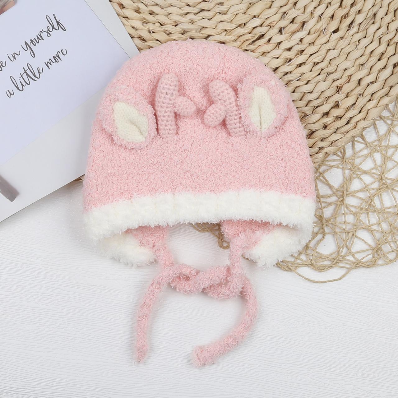 [🛒🇻🇳]Mũ len KidsPlaza sừng hươu có dây (Hồng) – KidsPlaza , SKU – 614140810 – kidsplaza.vn 🇻🇳🛒Top1Shop🛒 🇻🇳Top1Vietnam🇻🇳 🛍🛒🇻🇳