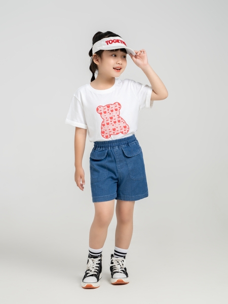 [🛒🇻🇳]Quần Short Jeans Trẻ Em Regular Lưng Thun Phối Túi Trước – CTCP Thời trang YODY , SKU – SJK5010-XAH-4-5 – yody.vn 🇻🇳🛒Top1Shop🛒 🇻🇳Top1Vietnam🇻🇳 🛍🛒🇻🇳