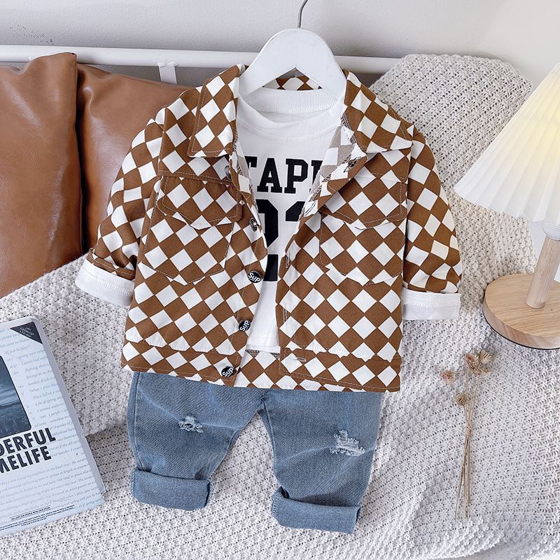 [🛒🇻🇳]ST520 – Set Quần Jean, Áo và Áo Khoác Caro Phong Cách – Màu Nâu – Tohoo , SKU – ST520 – moby.com.vn 🇻🇳🛒Top1Shop🛒 🇻🇳Top1Vietnam🇻🇳 🛍🛒🇻🇳